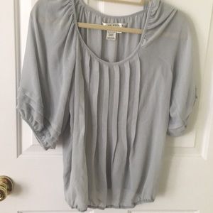 Pleated blouse